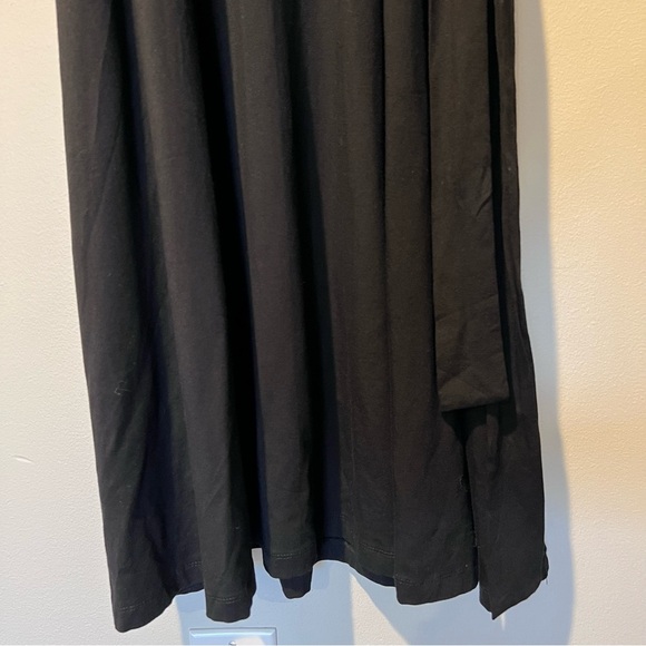 Draper James RSVP Plus Size Womens Midi Knit Wrap Dress Black Belted 3XL NWT - Picture 10 of 16
